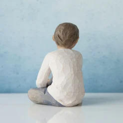 Willow Tree Children^Caring Child (Darker Skin Tone And Hair Color)