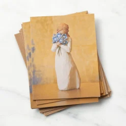 Willow Tree Grandparents^Forget-Me-Not Notecards—Pack Of 8