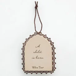 Willow Tree Christmas^Holy Family Metal-Edged Ornament