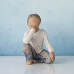 Willow Tree Children^Inquisitive Child (Darker Skin Tone And Hair Color)