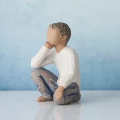 Willow Tree Children^Inquisitive Child (Darker Skin Tone And Hair Color)