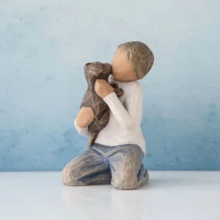 Willow Tree Children^Kindness (Boy, Darker Skin Tone And Hair Color)