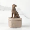 Willow Tree Pets^Love My Dog (Dark) Keepsake Box