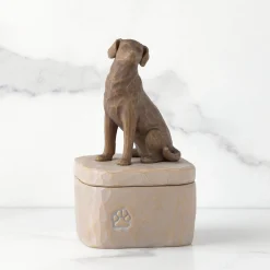 Willow Tree Pets^Love My Dog (Dark) Keepsake Box