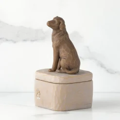Willow Tree Pets^Love My Dog (Dark) Keepsake Box