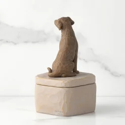 Willow Tree Pets^Love My Dog (Dark) Keepsake Box