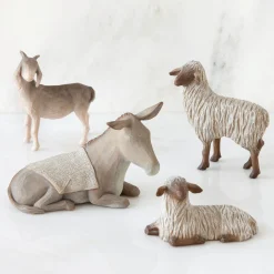 Willow Tree Christmas^Sheltering Animals For The Holy Family