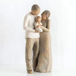 Willow Tree Adult & Child^We Are Three (Darker Skin Tones And Hair Color)