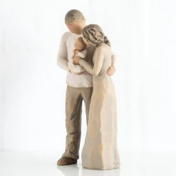 Willow Tree Adult & Child^We Are Three (Darker Skin Tones And Hair Color)