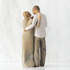 Willow Tree Adult & Child^We Are Three (Woman: Lighter Skin, Man: Darker Skin)